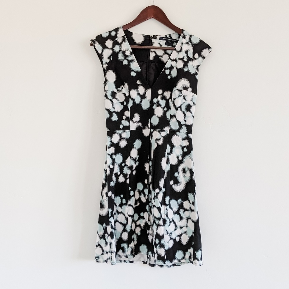 French Connection fit and flare mini dress